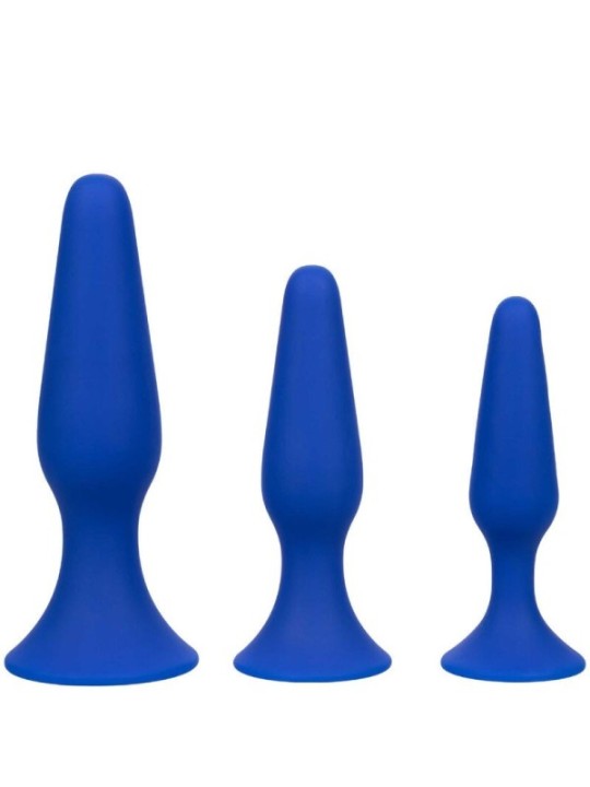 CALEXOTICS - ADMIRAL KIT 3 PLUG ANAL BLEU