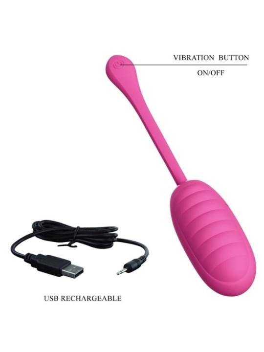 PRETTY LOVE - OEUF VIBRANT RECHARGEABLE CATALINA ROSE APP