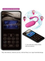PRETTY LOVE - OEUF VIBRANT RECHARGEABLE CATALINA ROSE APP