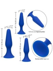 CALEXOTICS - ADMIRAL KIT 3 PLUG ANAL BLEU