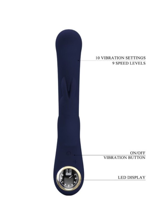 PRETTY LOVE - VIBRATEUR LAMAR LAPIN ET POINT G BLEU