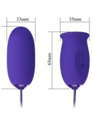 PRETTY LOVE - STIMULATEUR VIBRATEUR RECHARGEABLE DAISY YOUTH VIOLET