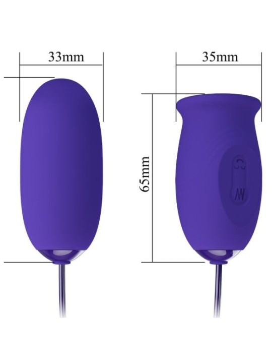 PRETTY LOVE - STIMULATEUR VIBRATEUR RECHARGEABLE DAISY YOUTH VIOLET