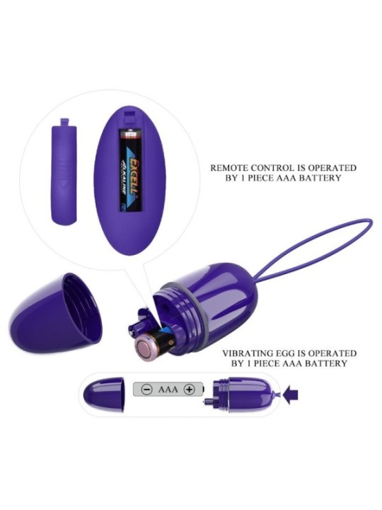 PRETTY LOVE - SELKIE YOUTH MINI OEUF VIBRANT TÉLÉCOMMANDE VIOLET