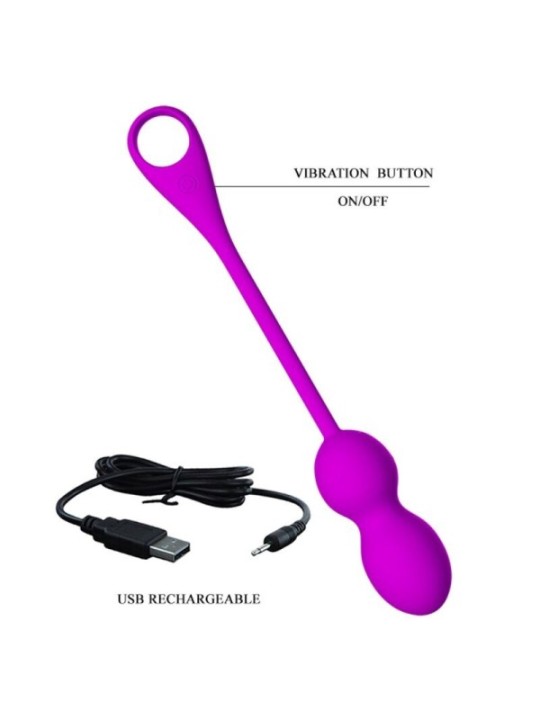 PRETTY LOVE - BALLES VIBRANTES RECHARGEABLES ELVIRA VIOLET