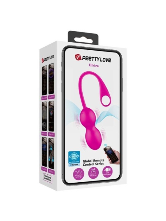 PRETTY LOVE - BALLES VIBRANTES RECHARGEABLES ELVIRA ROSE