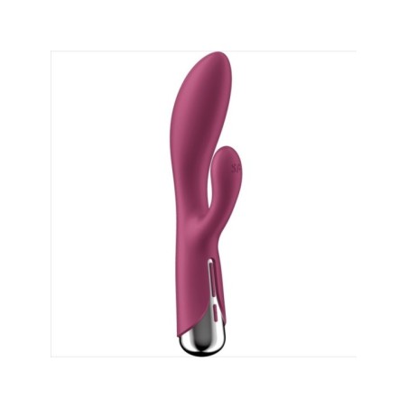 SATISFYER - SPINNING RABBIT 1 CLITORIS ET STIMULATION DU POINT G ROUGE