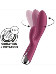 SATISFYER - SPINNING RABBIT 1 CLITORIS ET STIMULATION DU POINT G ROUGE