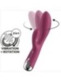 SATISFYER - SPINNING RABBIT 1 CLITORIS ET STIMULATION DU POINT G ROUGE