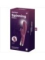 SATISFYER - SPINNING RABBIT 1 CLITORIS ET STIMULATION DU POINT G ROUGE
