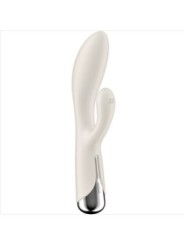 SATISFYER - SPINNING RABBIT 1 CLITORIS ET STIMULATION DU POINT G BEIGE