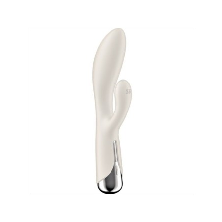 SATISFYER - SPINNING RABBIT 1 CLITORIS ET STIMULATION DU POINT G BEIGE