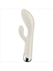 SATISFYER - SPINNING RABBIT 1 CLITORIS ET STIMULATION DU POINT G BEIGE