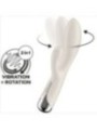 SATISFYER - SPINNING RABBIT 1 CLITORIS ET STIMULATION DU POINT G BEIGE