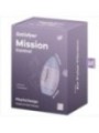 SATISFYER - MISSION CONTROL PETIT VIBRATEUR  DOUBLE IMPULSION LILAS