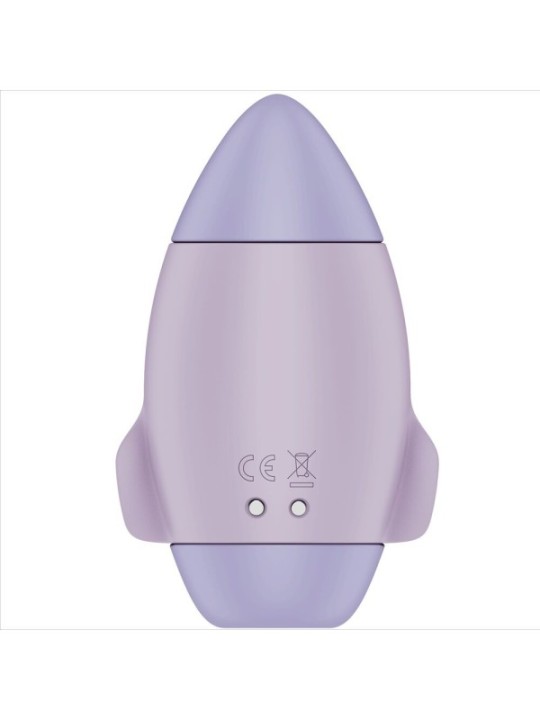 SATISFYER - MISSION CONTROL PETIT VIBRATEUR  DOUBLE IMPULSION LILAS
