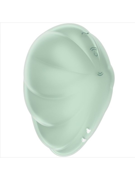 SATISFYER - VIBRATEUR CLOUD DANCER VERT AIR PULSE