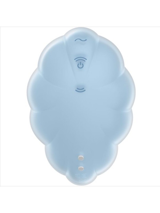 SATISFYER - VIBRATEUR CLOUD DANCER BLEU AIR PULSE