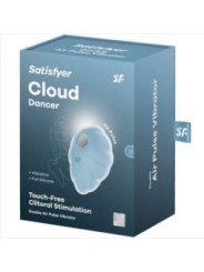 SATISFYER - VIBRATEUR CLOUD DANCER BLEU AIR PULSE