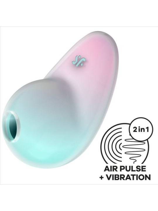 SATISFYER - STIMULATEUR PIXIE DUST BLEU AIR PLUSE