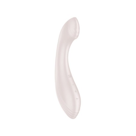 SATISFYER - STIMULATEUR VIBRATEUR G-FORCE G-SPOT BEIGE