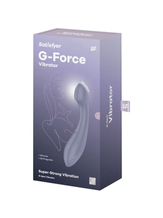 SATISFYER - STIMULATEUR VIBRATEUR G-FORCE G-SPOT VIOLET