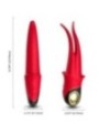 ARMONY - VIBRATEUR SHADOW DOUBLE TÊTE TEASING ROUGE