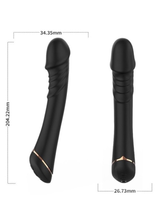ARMONY - GODE VIBRATEUR SILICONE NOIR