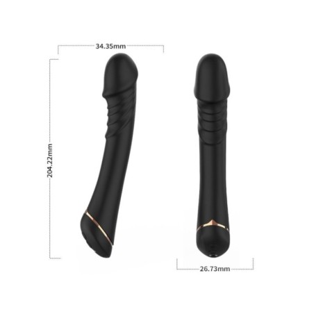 ARMONY - GODE VIBRATEUR SILICONE NOIR