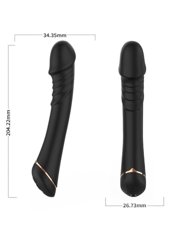 ARMONY - GODE VIBRATEUR SILICONE NOIR