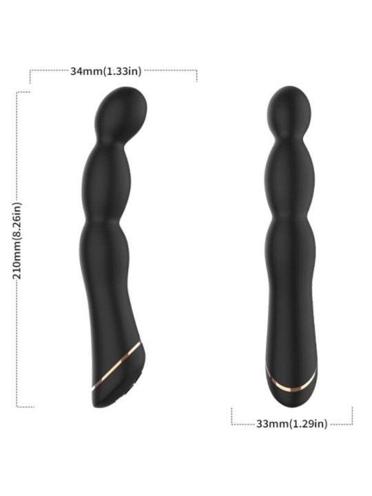 ARMONY - VIBRATEUR BAMBU RÉGLABLE NOIR