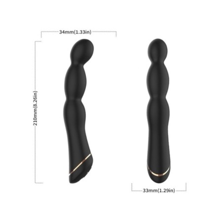 ARMONY - VIBRATEUR BAMBU RÉGLABLE NOIR