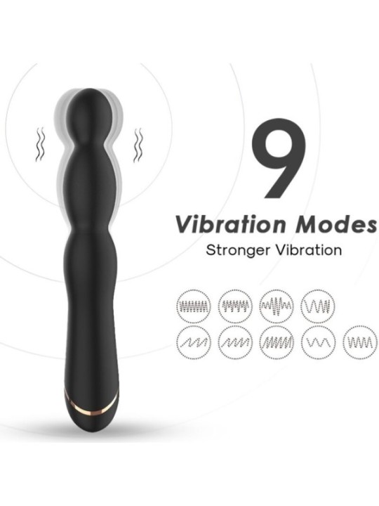 ARMONY - VIBRATEUR BAMBU RÉGLABLE NOIR
