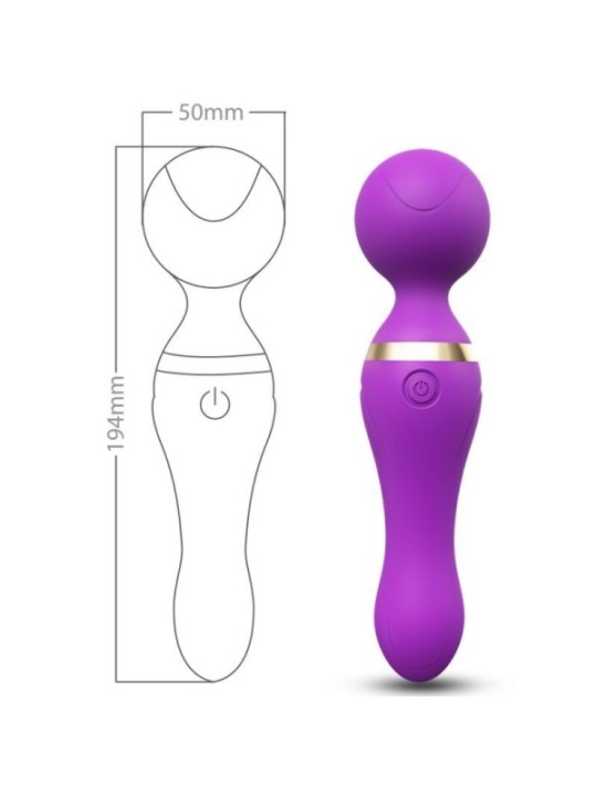 ARMONY - FREEZA MASSAGER & VIBRATEUR TÊTE SUPER FLEXIBLE VIOLET