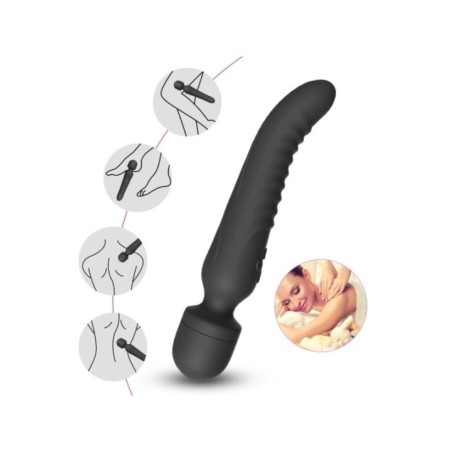 ARMONY - MISSION MASSAGER & VIBRATEUR EFFET CHALEUR NOIR
