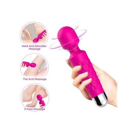ARMONY - MASSEUR & VIBRATEUR POSTMAN TÊTE SUPER FLEXIBLE FUCHSIA