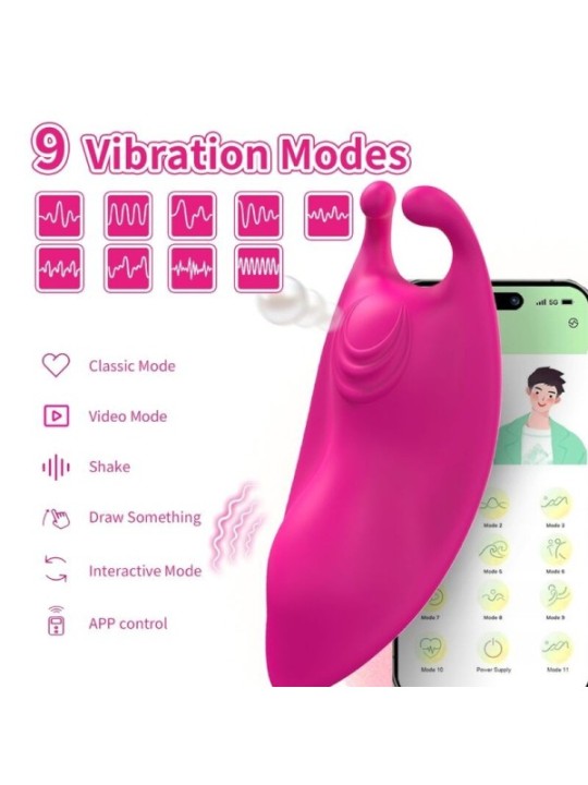 ARMONY - HONEYBEE WEARABLE PANTIES VIBRATEUR G-SPOT FUCHSIA - APPLICATION GRATUITE