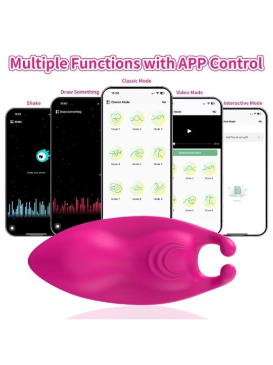 ARMONY - HONEYBEE WEARABLE PANTIES VIBRATEUR G-SPOT FUCHSIA - APPLICATION GRATUITE