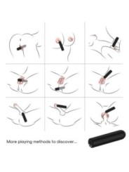 ARMONY - WARHEAD VIBRATOR BULLET TÉLÉCOMMANDE NOIR 2 CM X 8.8 CM