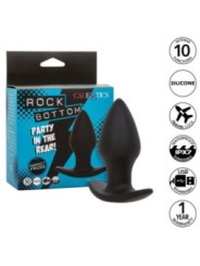 CALEXOTICS - ROCK BOTTOM PLUG ANAL PARFAIT 10 VIBRATIONS SILICONE NOIR