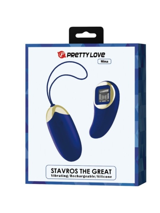 PRETTY LOVE - TÉLÉCOMMANDE OEUF VIBRANT MINA BLEU