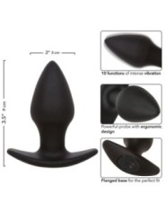 CALEXOTICS - ROCK BOTTOM PLUG ANAL PARFAIT 10 VIBRATIONS SILICONE NOIR