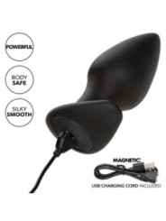 CALEXOTICS - ROCK BOTTOM PLUG ANAL PARFAIT 10 VIBRATIONS SILICONE NOIR