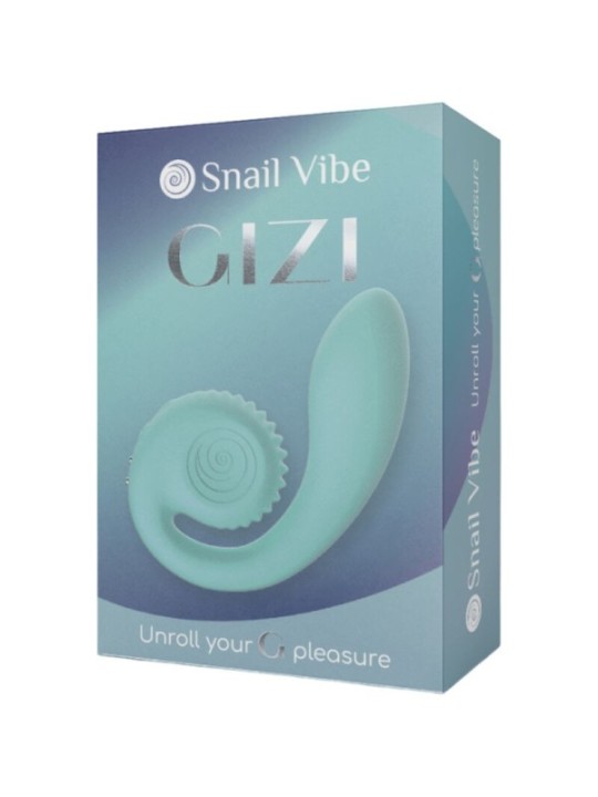 SNAIL VIBE - STIMULATEUR DOUBLE GIZI TURQUOISE