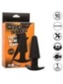 CALEXOTICS - ROCK BOTTOM TAPERED ANAL PLUG 10 VIBRATIONS SILICONE NOIR