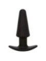CALEXOTICS - ROCK BOTTOM TAPERED ANAL PLUG 10 VIBRATIONS SILICONE NOIR