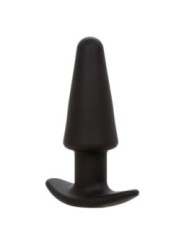CALEXOTICS - ROCK BOTTOM TAPERED ANAL PLUG 10 VIBRATIONS SILICONE NOIR