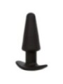 CALEXOTICS - ROCK BOTTOM TAPERED ANAL PLUG 10 VIBRATIONS SILICONE NOIR