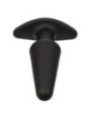 CALEXOTICS - ROCK BOTTOM TAPERED ANAL PLUG 10 VIBRATIONS SILICONE NOIR