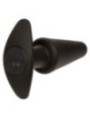 CALEXOTICS - ROCK BOTTOM TAPERED ANAL PLUG 10 VIBRATIONS SILICONE NOIR